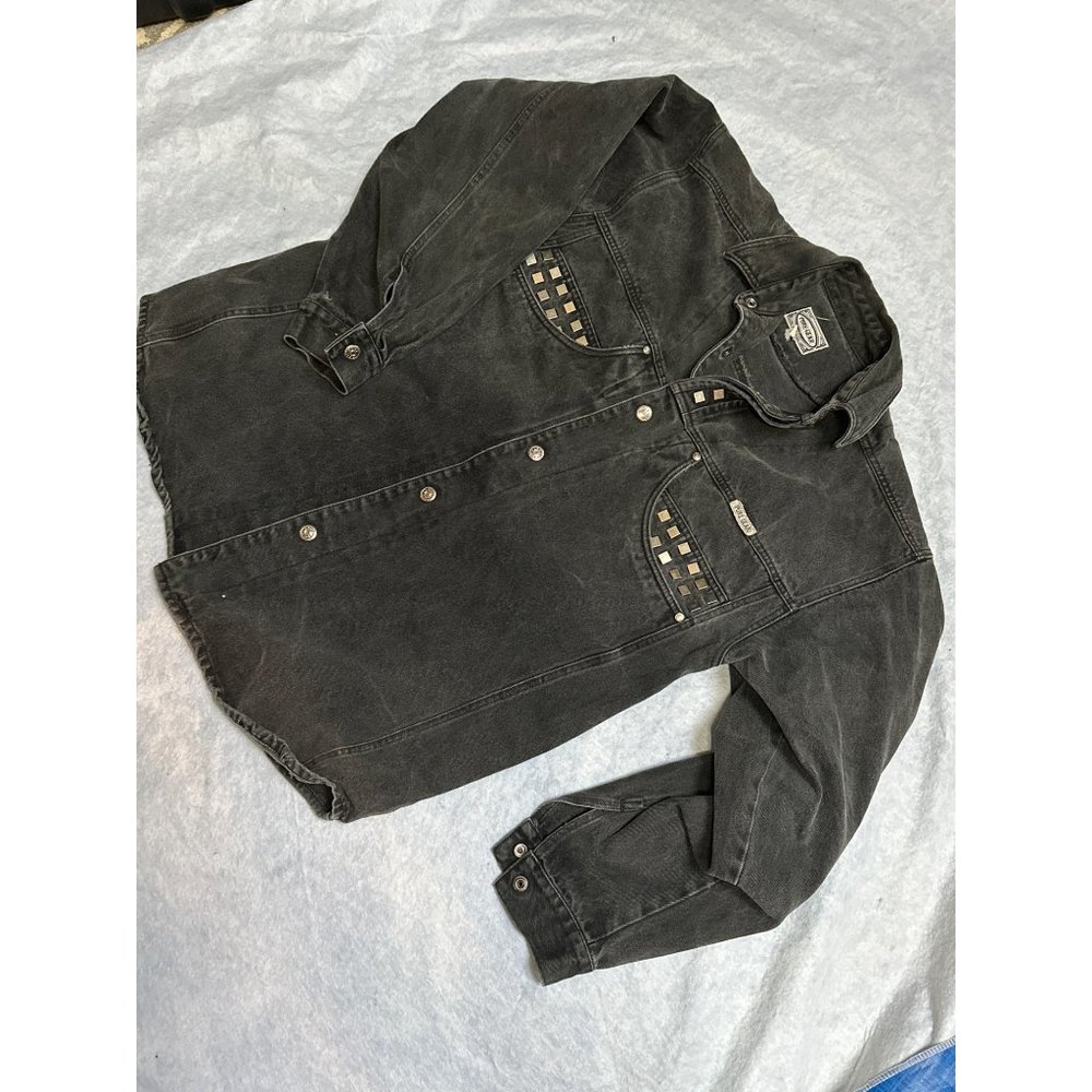 Pure Gear Vintage Men’s Metal Denim Jacket 3XL